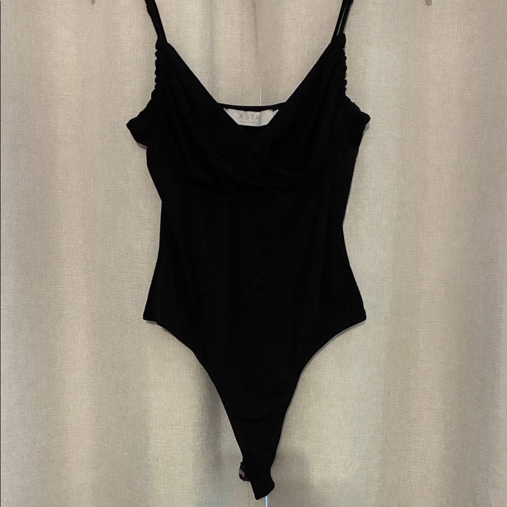 Astr Black Bodysuit